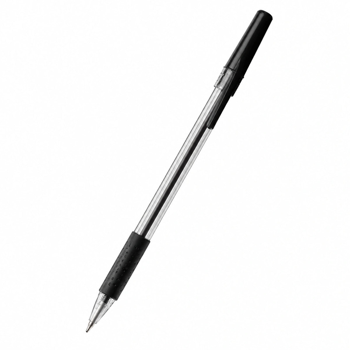 Bolígrafo de tinta negra 0.7mm con punta fina y agarre cómodo