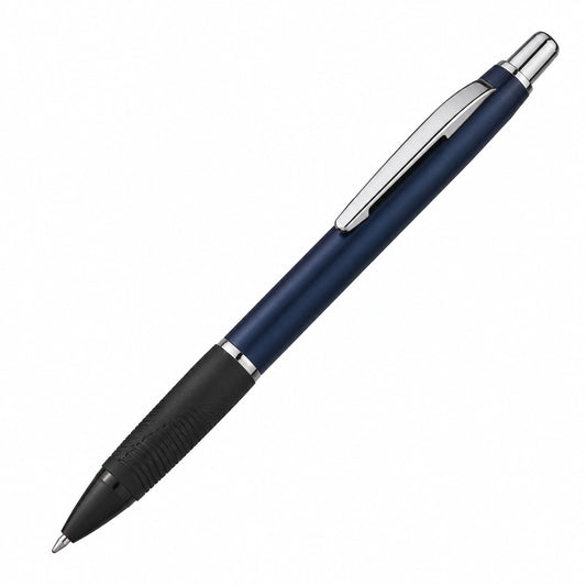Bolígrafo Retráctil Azul con Grip Ergonómico de 1.0 mm