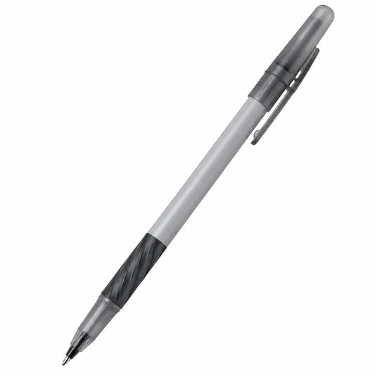 Bolígrafo Negro con Agarre Ergonómico y Tinta de 1.0mm