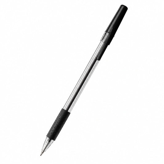 Bolígrafo de tinta negra 0.7mm con punta fina y agarre cómodo