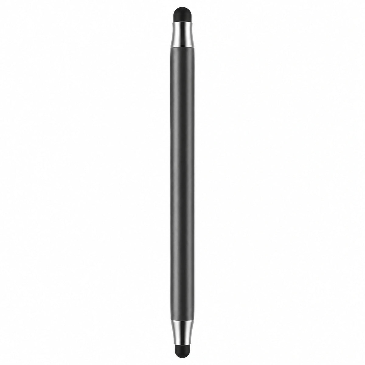 Lápiz Táctil Capacitivo de Doble Punta para Pantallas Táctiles - Negro