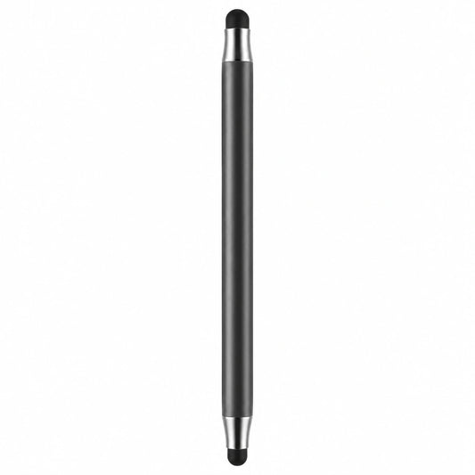 Lápiz Táctil Capacitivo de Doble Punta para Pantallas Táctiles - Negro