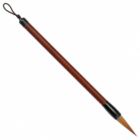 Pincel de Caligrafía Tradicional Chino Marrón y Negro