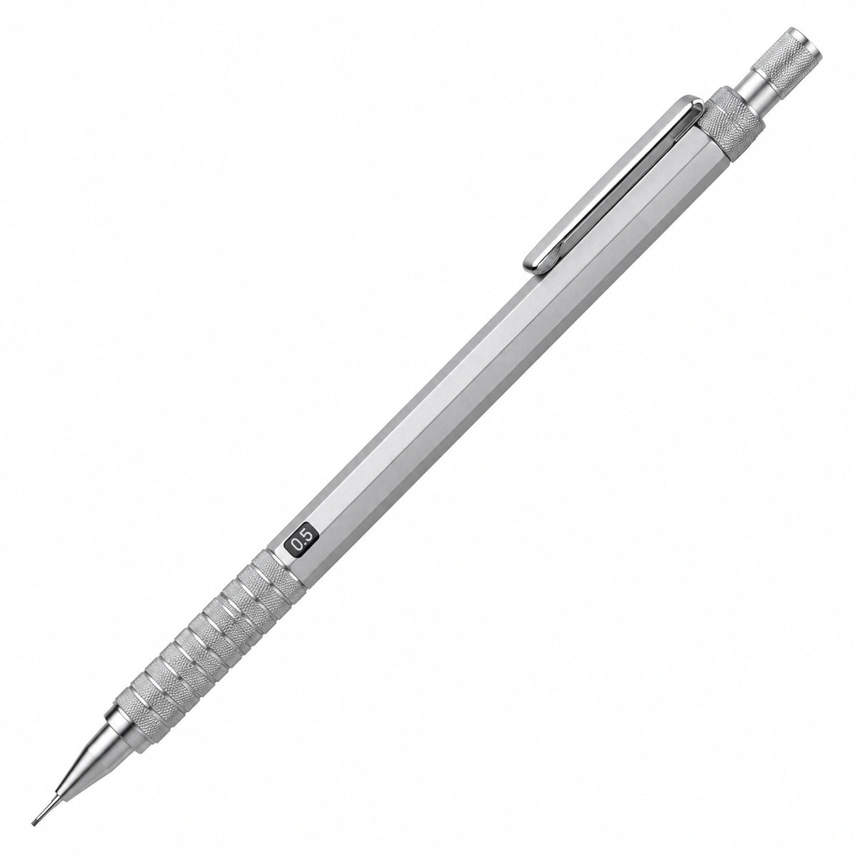 Portaminas 0.5 mm Plateado