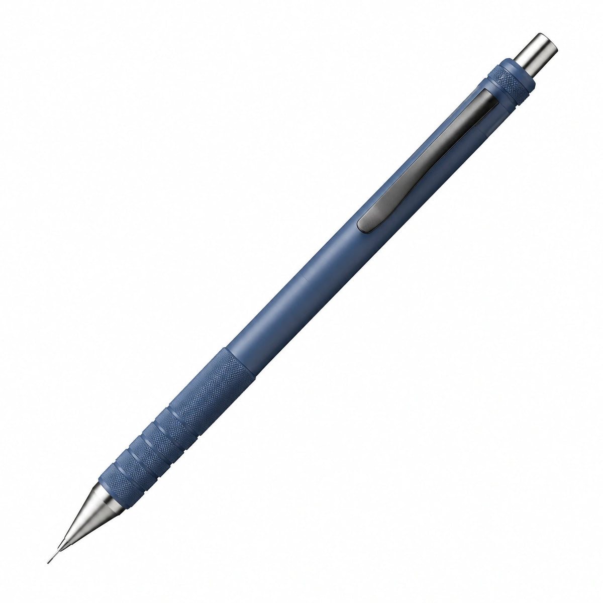 Portaminas automático azul 0.5mm con agarre antideslizante
