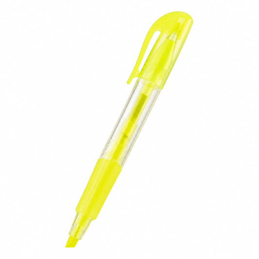 Marcador Fluorescente Amarillo con Punta Biselada