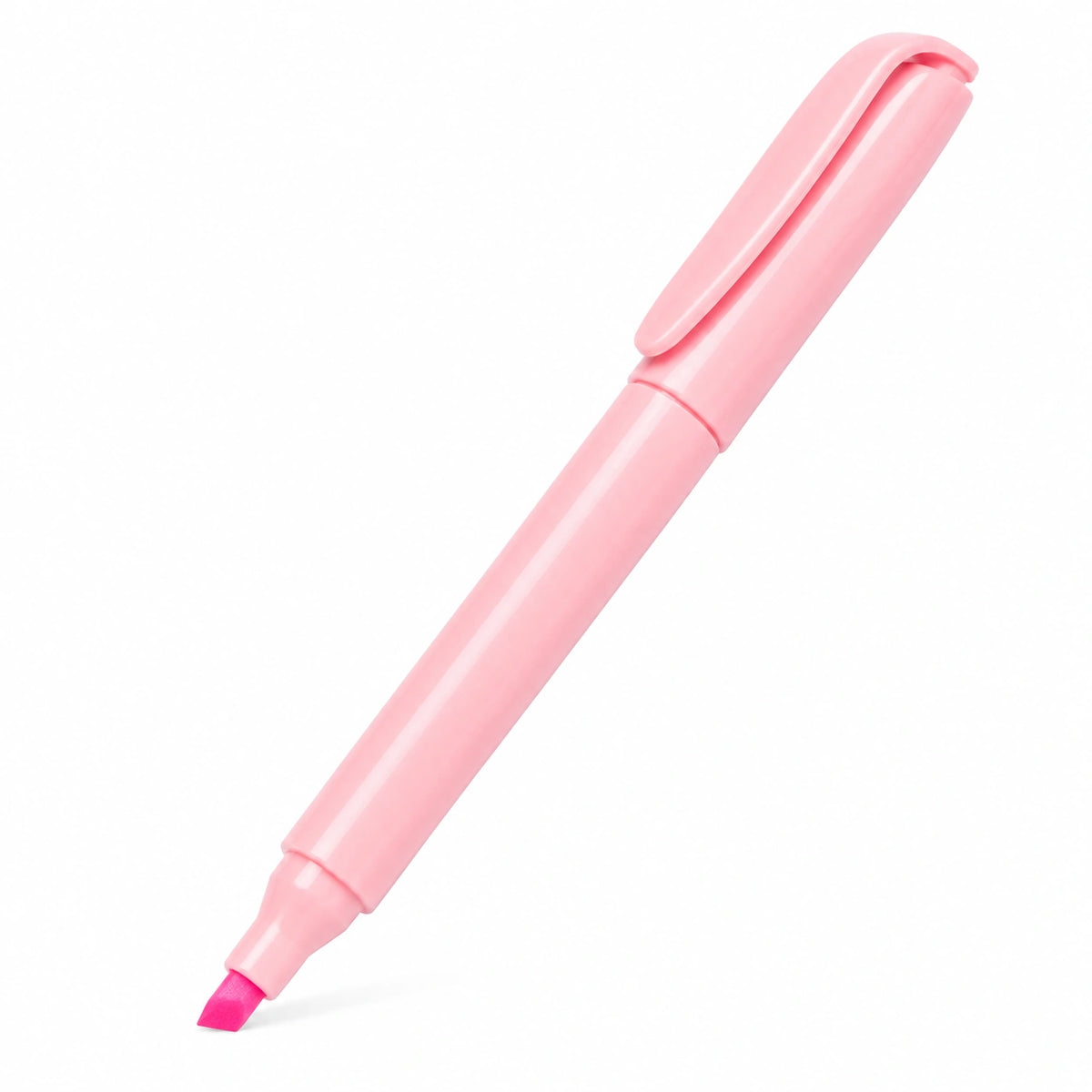 Marcador de Texto Rosa Punta Biselada
