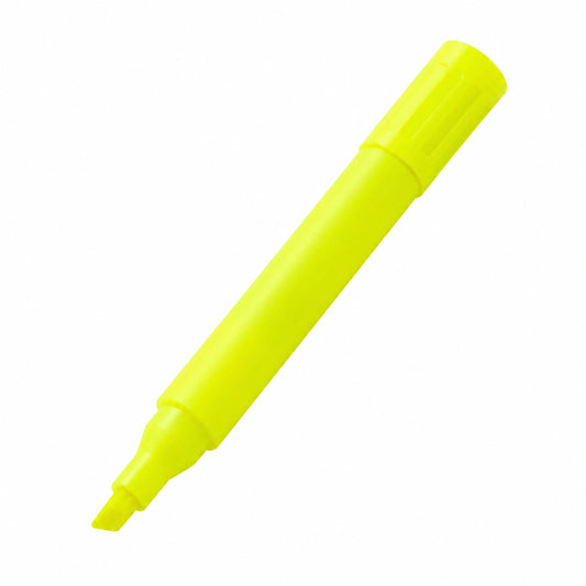 Marcador Resaltador Amarillo Punta Biselada 5mm