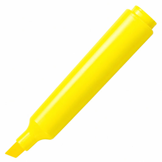 Marcador Fluorescente Amarillo de Punta Biselada